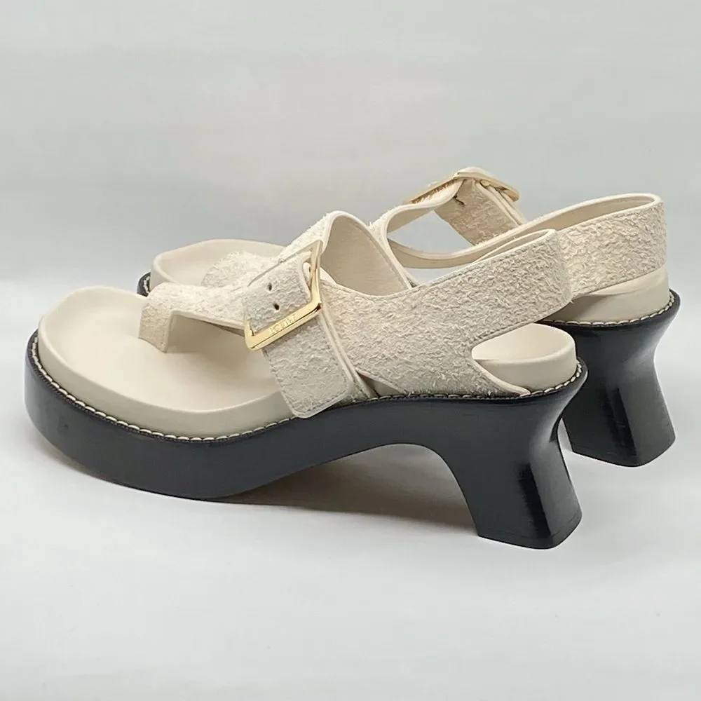 Loewe Ease heel suede sandal size 41 - Picture 7 of 15